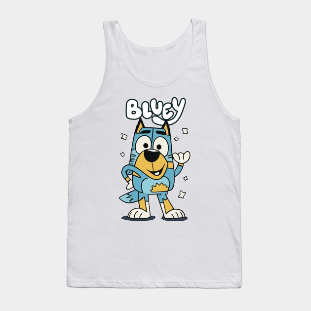 Bluey  4 Tank Top by bmron